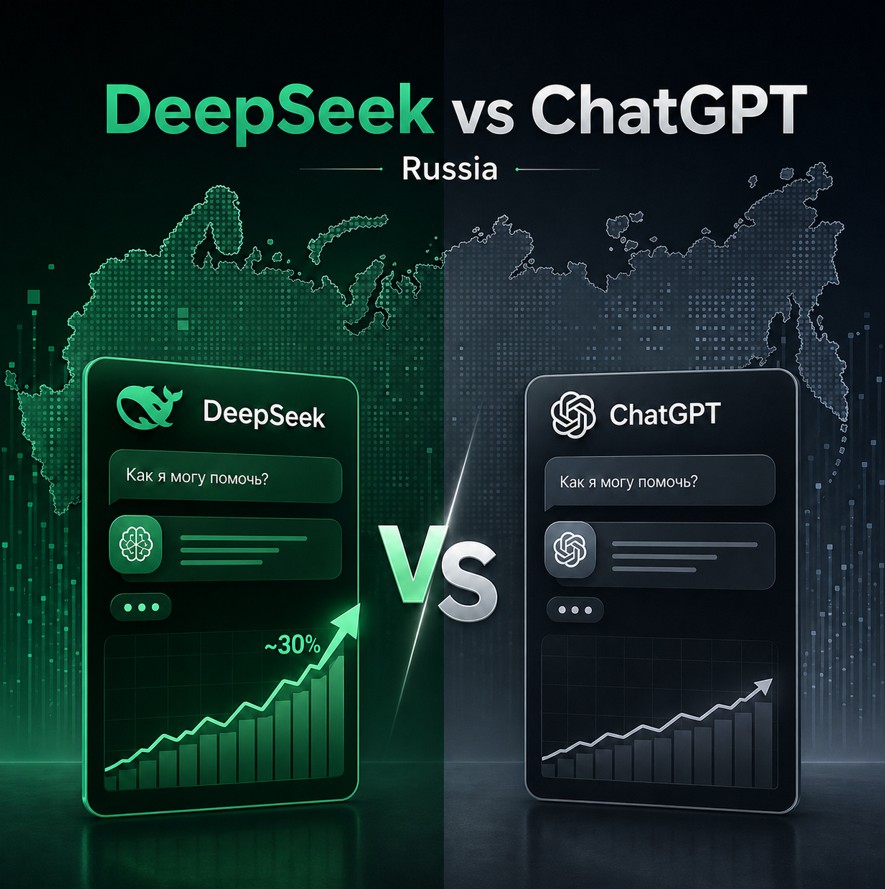 Конец эпохи ChatGPT в России? Почему DeepSeek захватил 30% рынка за месяц